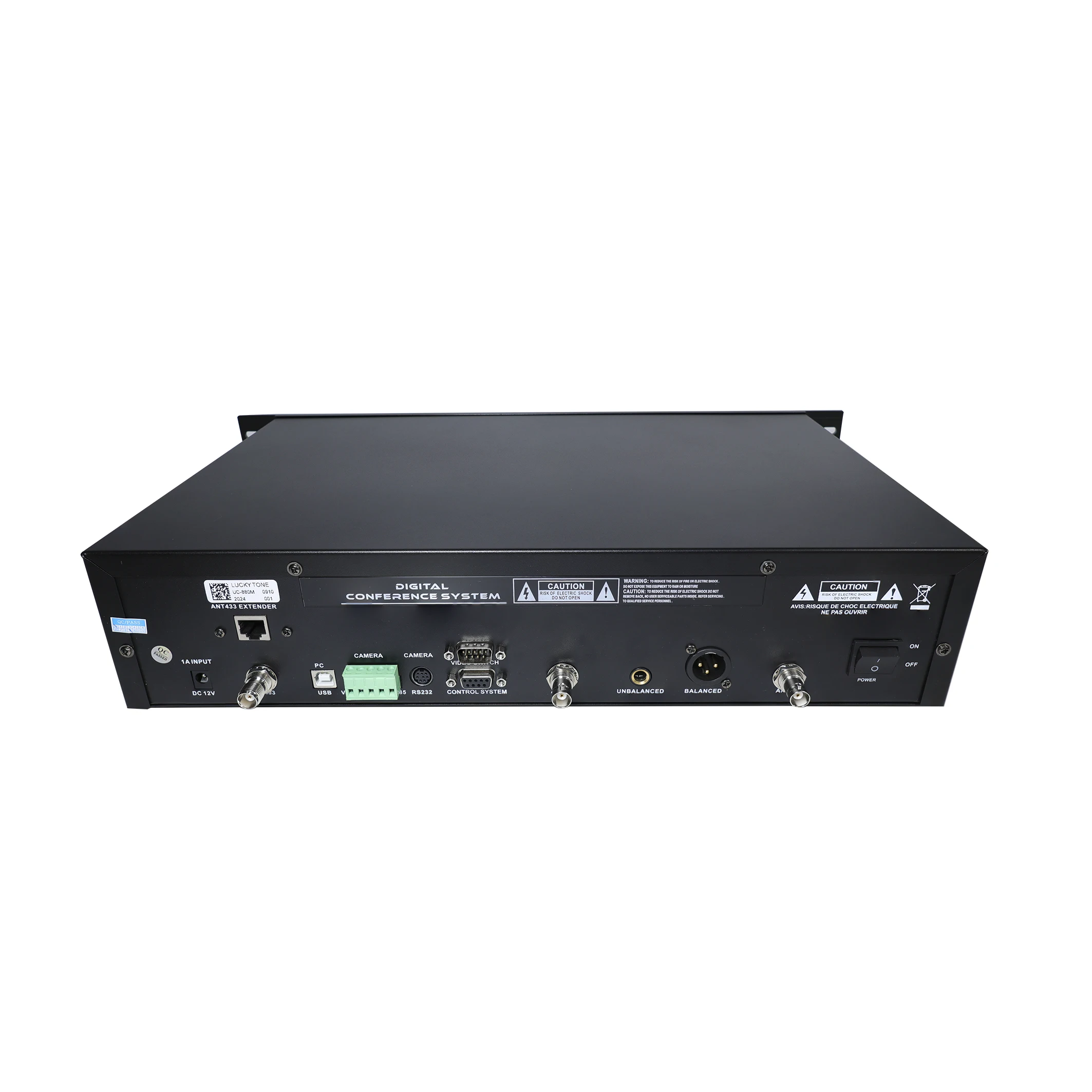 Wireless Audio Video Conference System Square Tube Desktop Microphone with Video Tracing