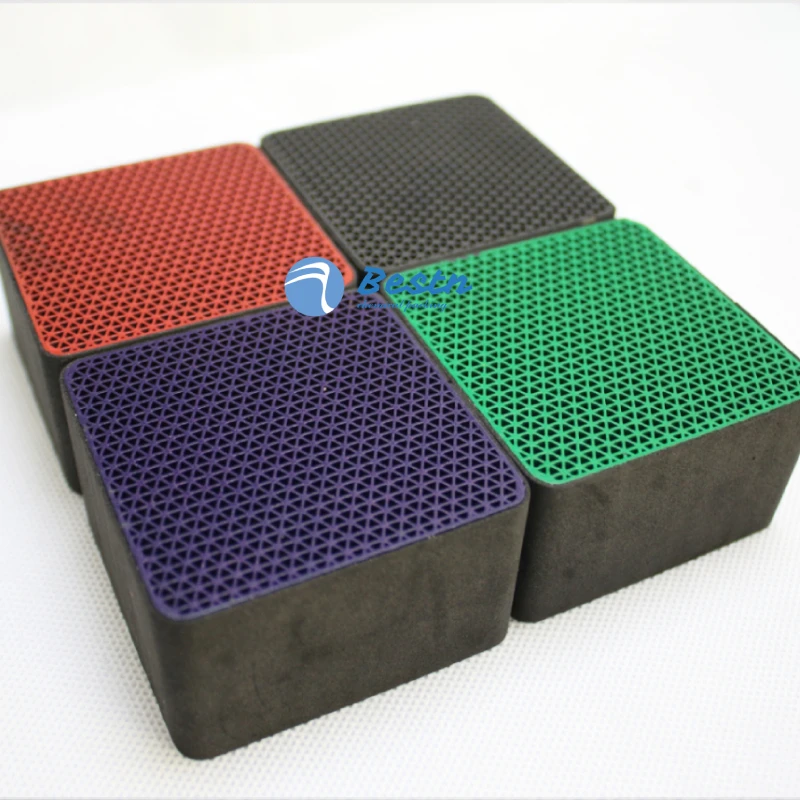 100X100X50mm 50x50x50mm Waterproof New Style Green Honeycomb Activated Carbon Cube for Deodorization and Air Purification