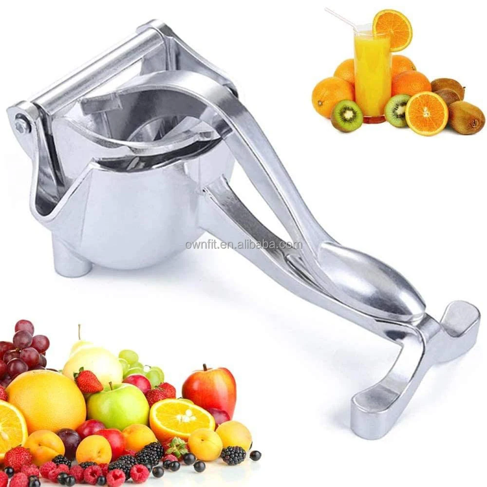 Hot Sale Metal Manual Juicer Durable Aluminum Alloy Fruit Juicer Hand Press Lemon Squeezer For Juice