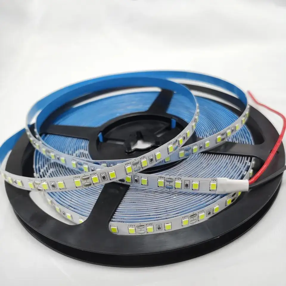 LED Tape 12V 24V SMD 2835 120LED/M 5M LED Strip Light DC 12V Tira Warm White Indoor Decor Stripe Ribbon Lighting for Show Case