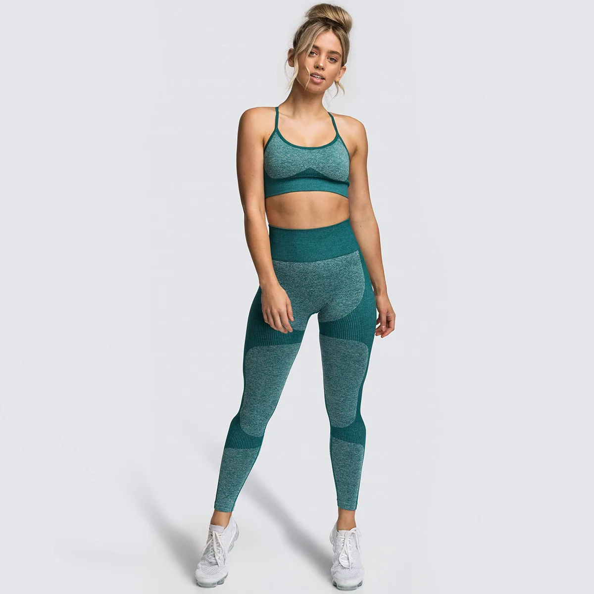 Angel paradise seamless High waist leggings sports bra running fitness bra workout outfit wear fitness clothes 2 piece yoga set