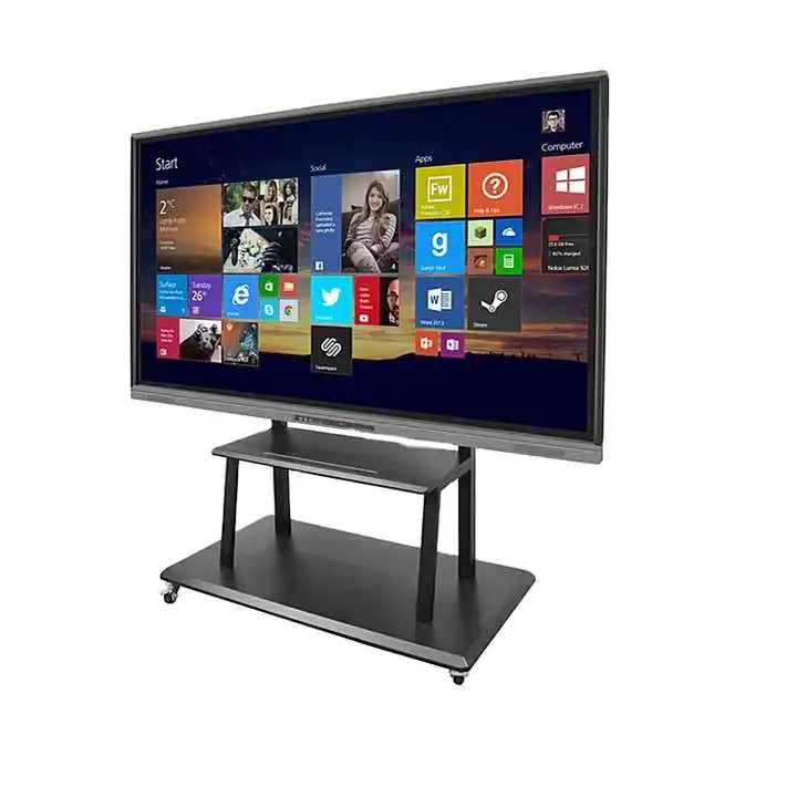 86 inch multi touch screen smart board Led-Lcd smart flat panel interactive whiteboard manufacturer