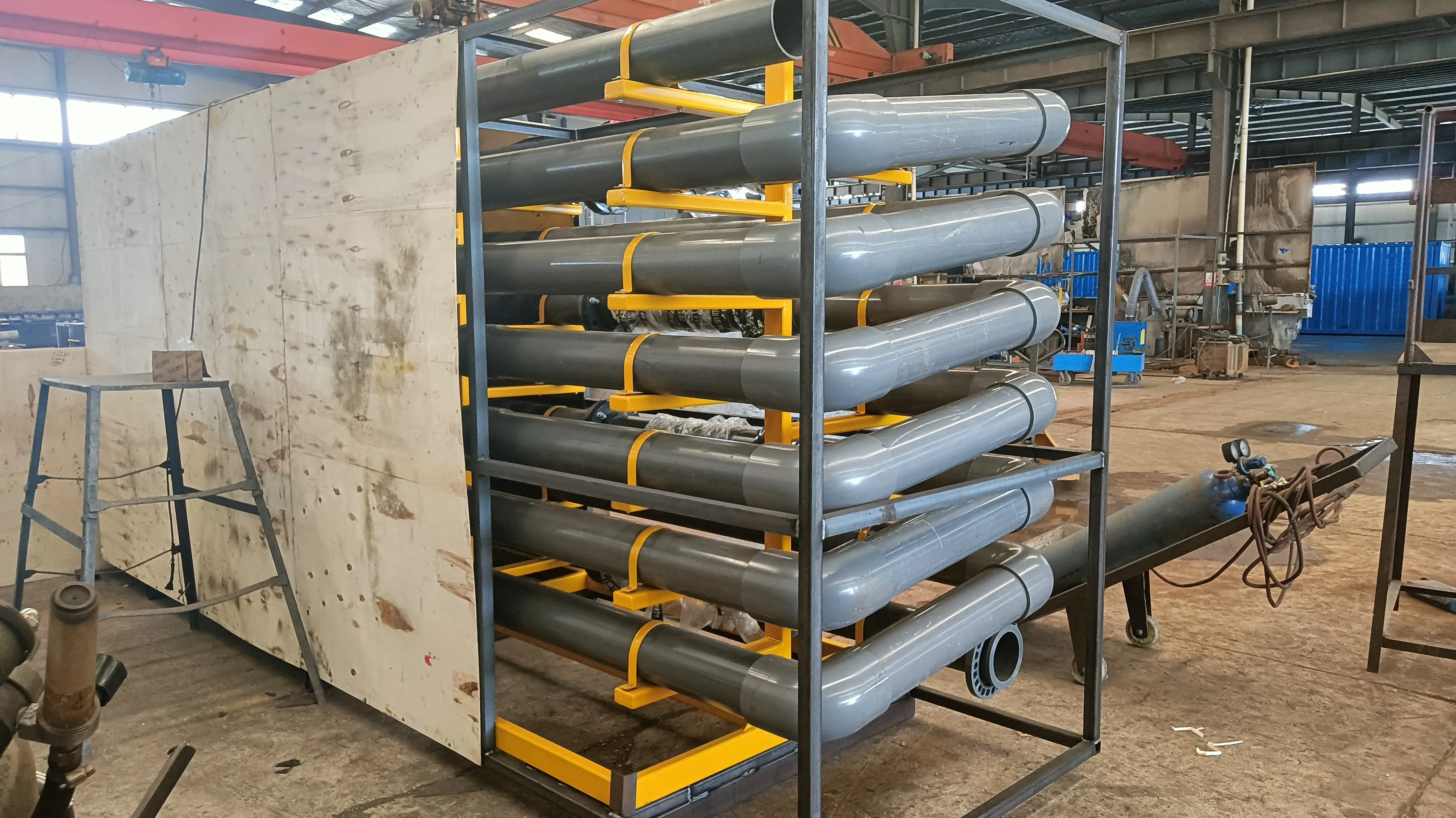 pipeline flocculation and coagulation static mixer pipe