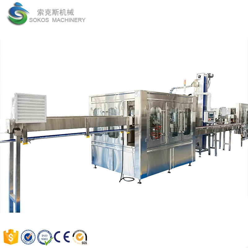 High Quality Factory Turnkey Project Automatic Plastic Bottled Pure Water Filling Machine