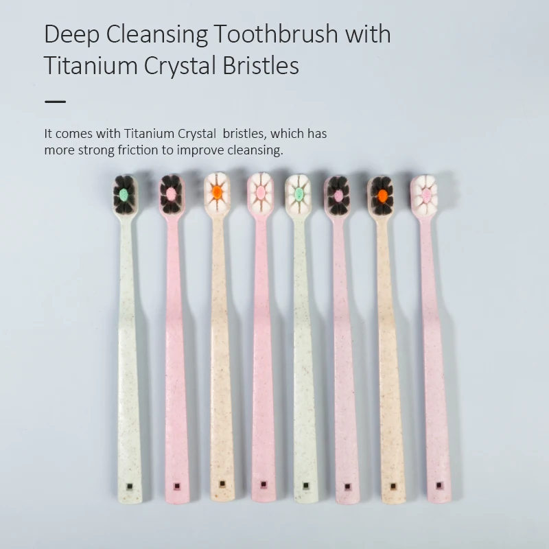 Adult pregnant woman economical 10000 super ultra soft bristles plastic toothbrush Eco tooth brush