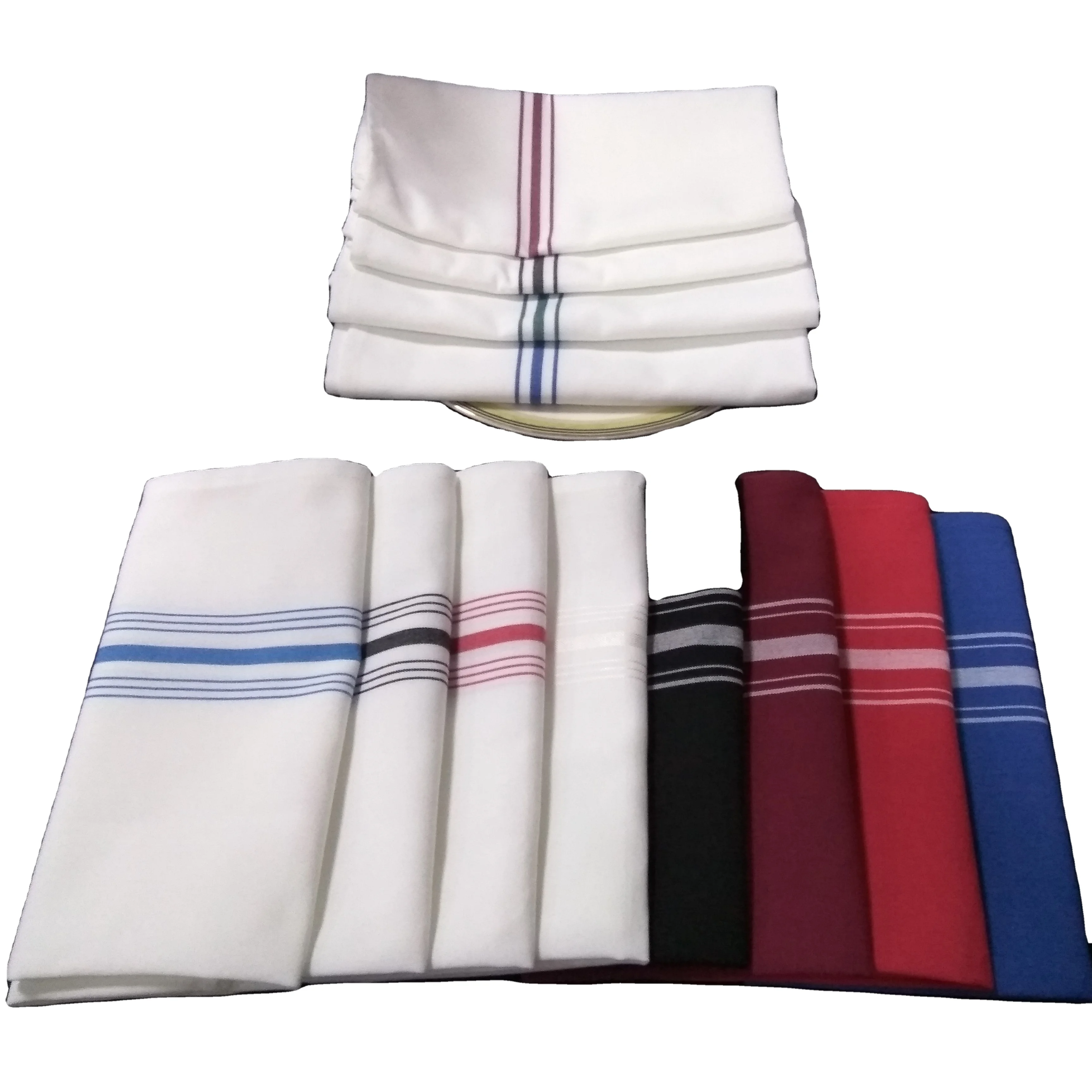 Baby Blue Reversed bistro striped napkin Blue Chambray Stripe Bistro Napkin