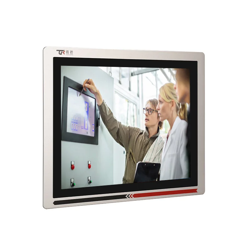 J1900 Hmi Rs485 Mini Desktop 15.6 Open Frame Touch screen Monitor Cheap Industrial panel Pc
