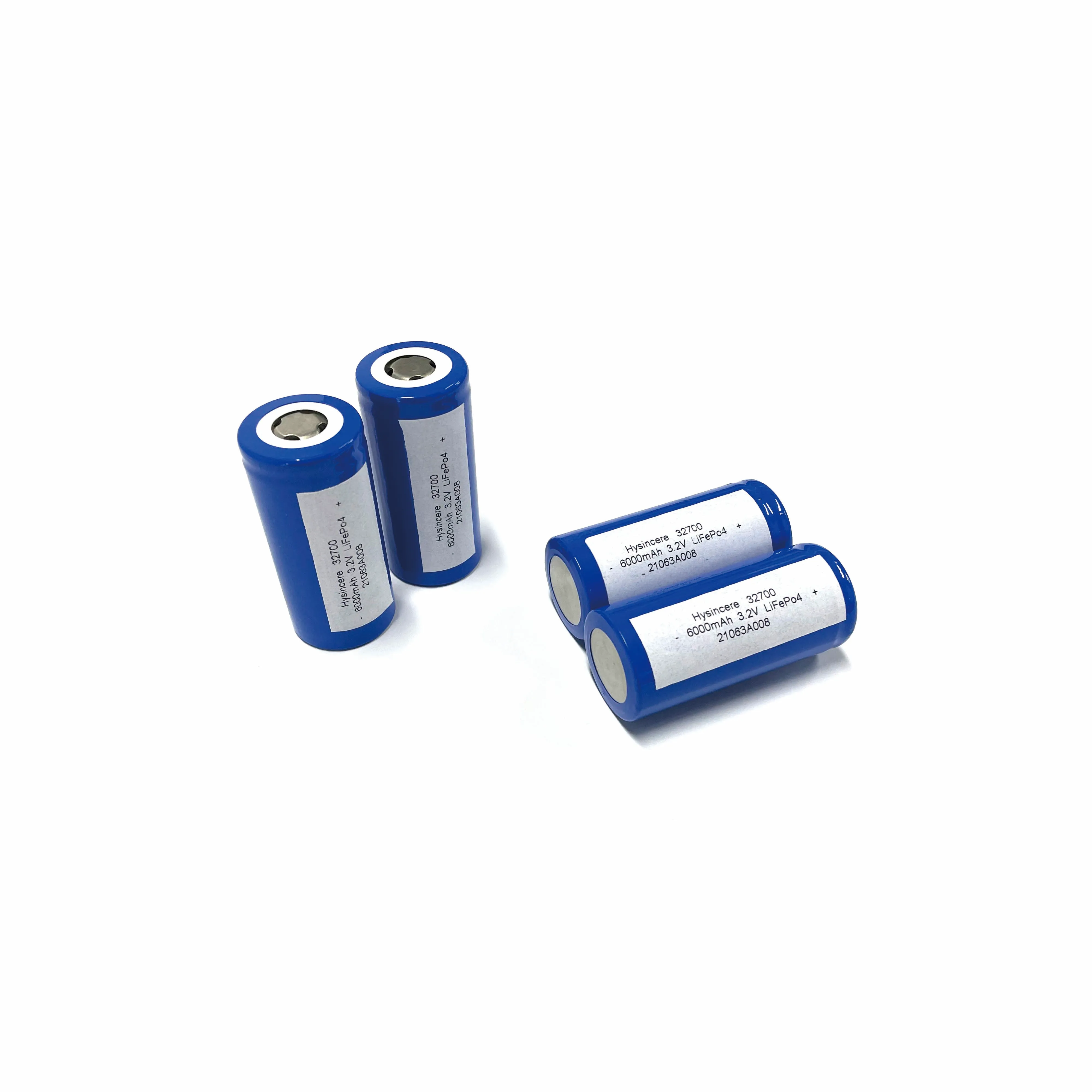 Factory wholesales 32700 battery great power 3.2V 6000mAh lifepo4 cylindrical battery cells