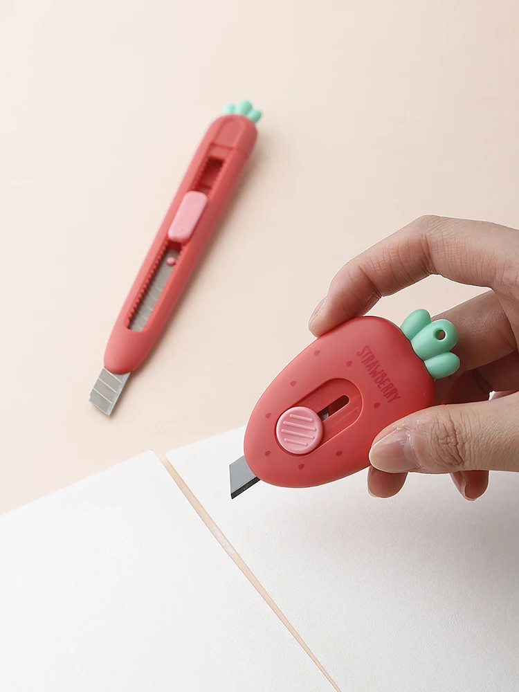 Home Multi-functional Carrot Cartoon Utility Knife Magnet Fridge Sticker Creative Household Decors Accessory