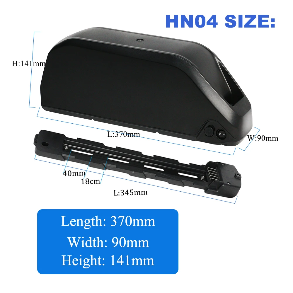 48v 15ah 52v 15Ah Electric Bicycle E-bike Li-Ion Ebike Battery Pack Lithium Ion Batteries for Ebike Conversion Kit