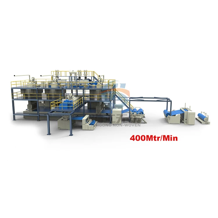 Hg-3200ss Pp прядения из расплава spunless нетканых машины для