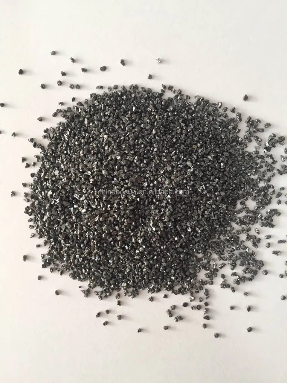 China pure black silicon carbide