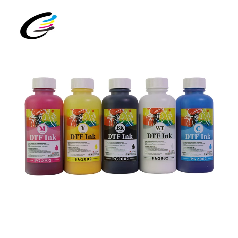 100ml DTF ink T-shirt Clothing Thermal Transfer Water-based Pigment DTF Offset Heat Transfer White Ink Color Ink