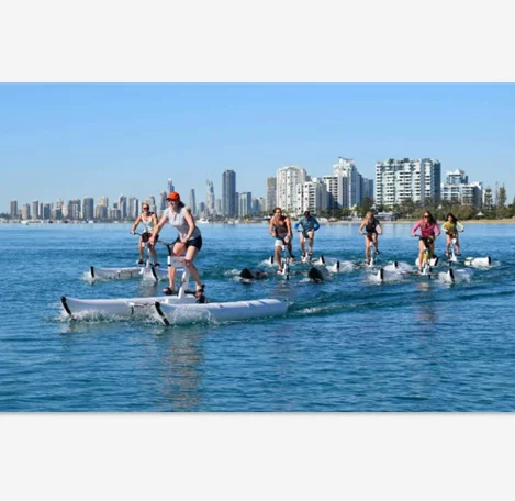 Outdoor water bikes pedal bike for fun and fitness
