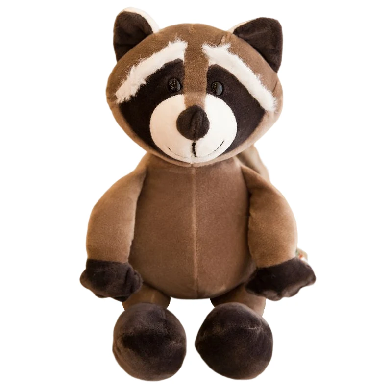 Custom Stuffed Plush Toy Fancy Design Glitter Eyes Wild Animals Baby Elephant Tiger Raccoon Plush Toys