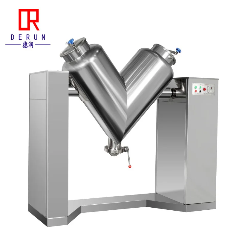 VH-200 V200 VH200 316 stainless steel dry medicine V type  shape powder MIXER for pharmaceutical and chemical