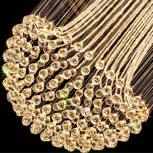 Zhongshan Classic Magnificent Dining Table Crystal Chandelier Italian Ceiling Italian Pendant Lights