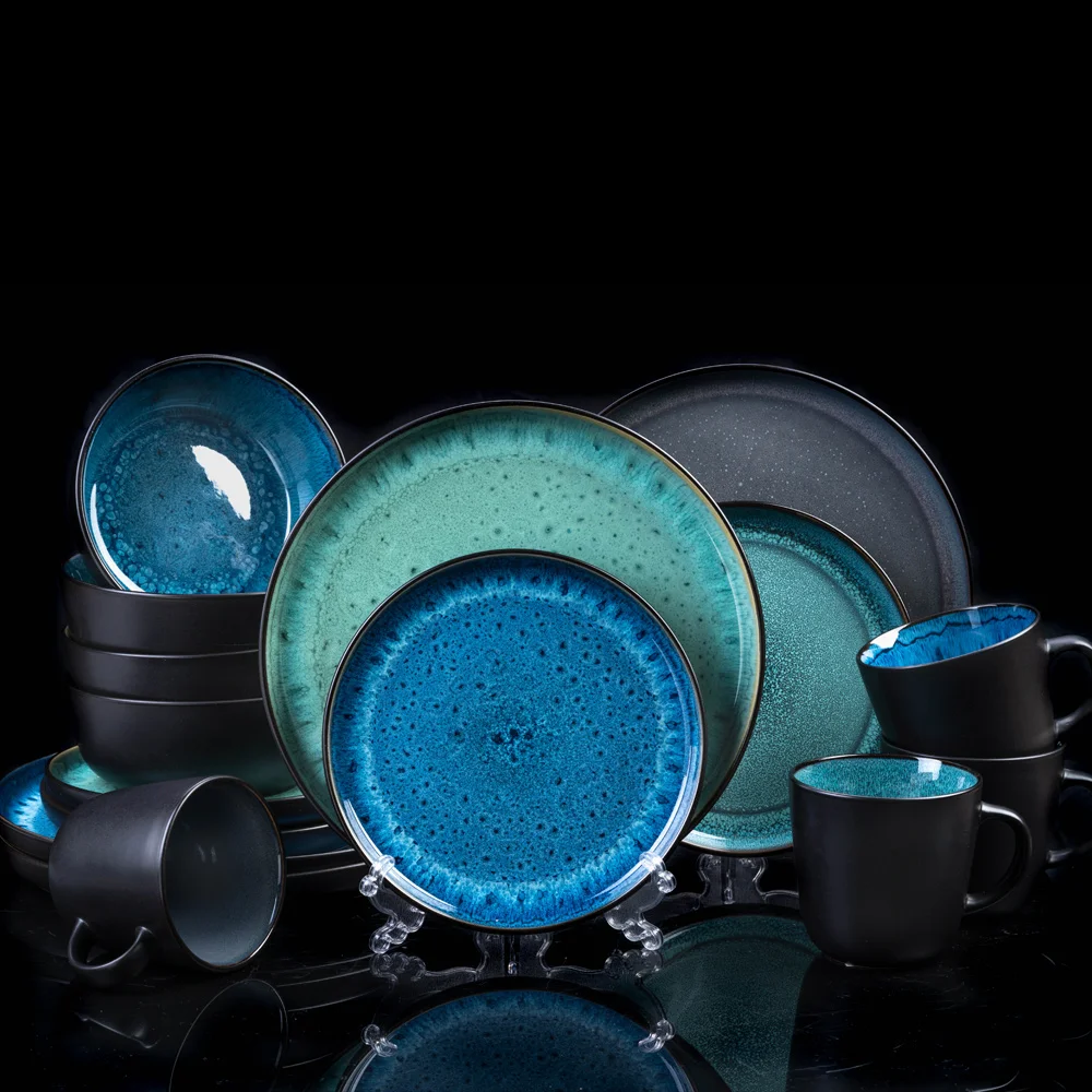 Sample Available Custom Private Label Set Plate Dishes Plates Ceramic Dinner For Kitchen Ceramic Soup Bowl With Lid Like In Dinner Set