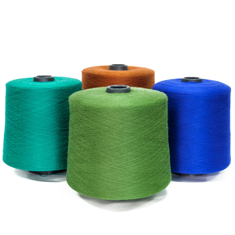 Wholesale Price Vortex Ring Spun 50% Viscose 22% Polyester 28% Nylon 28S/2 Sweater Knitting Blended Core Spun Yarn