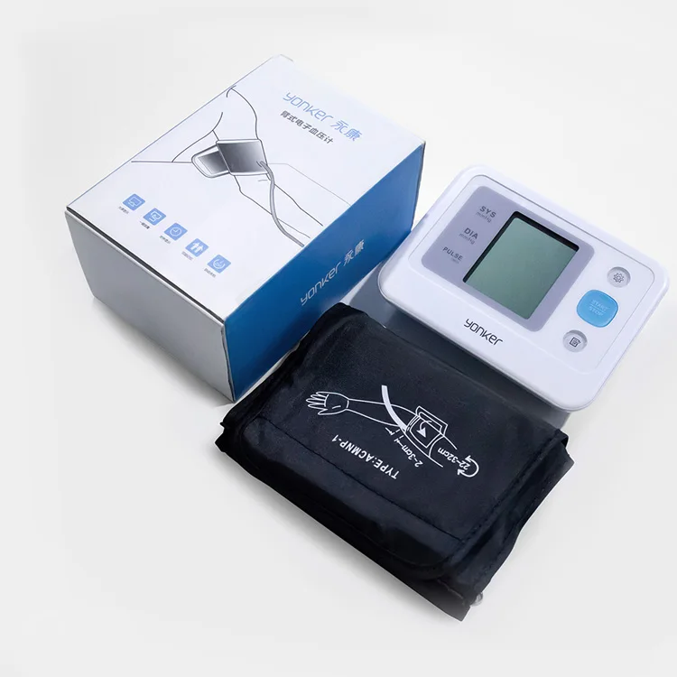 Household digital CE Automatic Upper Arm Cuff Type Bp blood pressure armband Monitor for Adult