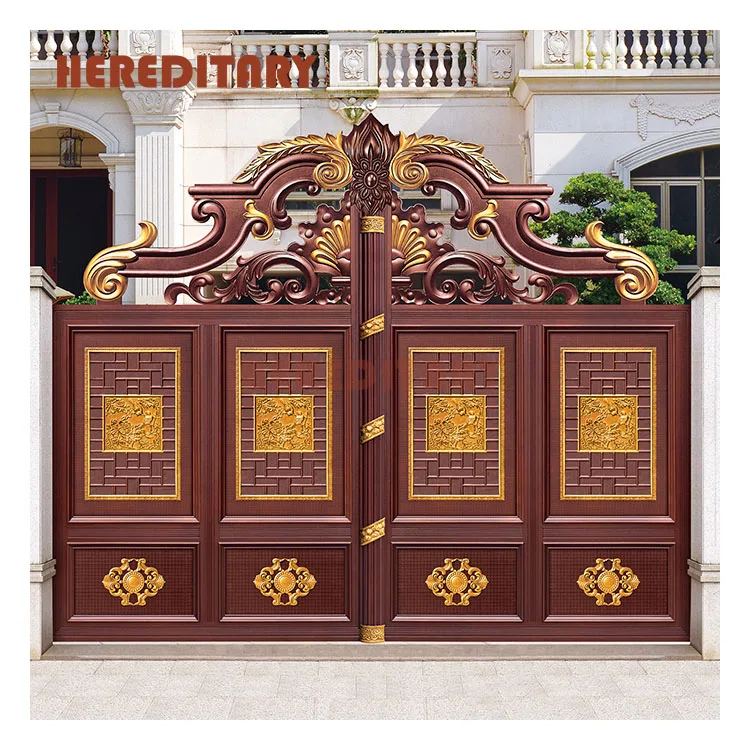 Indian house main gate systems designs with swing motor