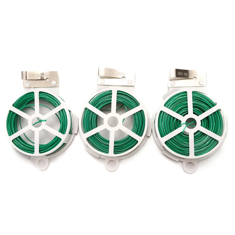 Factory Wholesale  Manufacturer Garden Cutter Binding Wire Plastic Twist Tie For Plant Support Gardening Tools