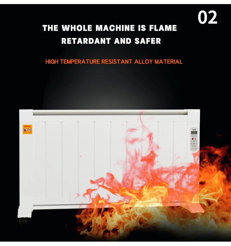 Electric Heater 220v 1500w Fast Heating Radiator Room heater Warmer Machine Fan Heater For Home