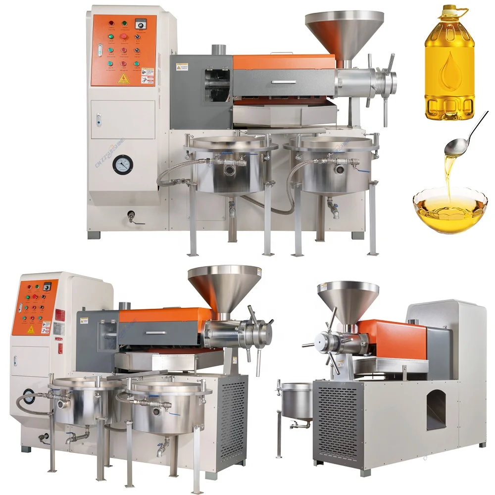 Oil Extractor Spiral Soybean Peanut Vegetable Oil Press Machine Sunflower Oil Making Machinery