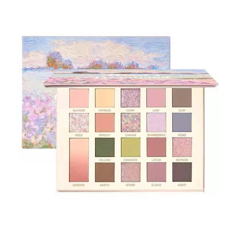 
Hot selling good quality neutral waterproof makeup eyeshadow palette cosmetics 