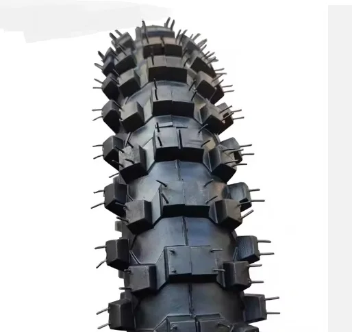 Off-road motorcycle parts 90/100-16 inch high-tooth rubber tire outer tire pit dirt bike scooter accessories for motorcycles