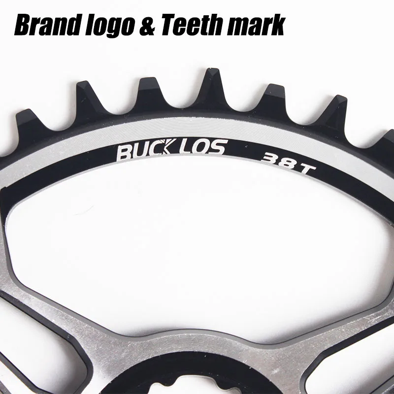 BUCKLOS 12 Speed Chain ring M6100 M7100 M8100 M9100 For Shimano Direct Mount Crankset 32T/34T/36T/38T T6 AL Bicycle Chain ring