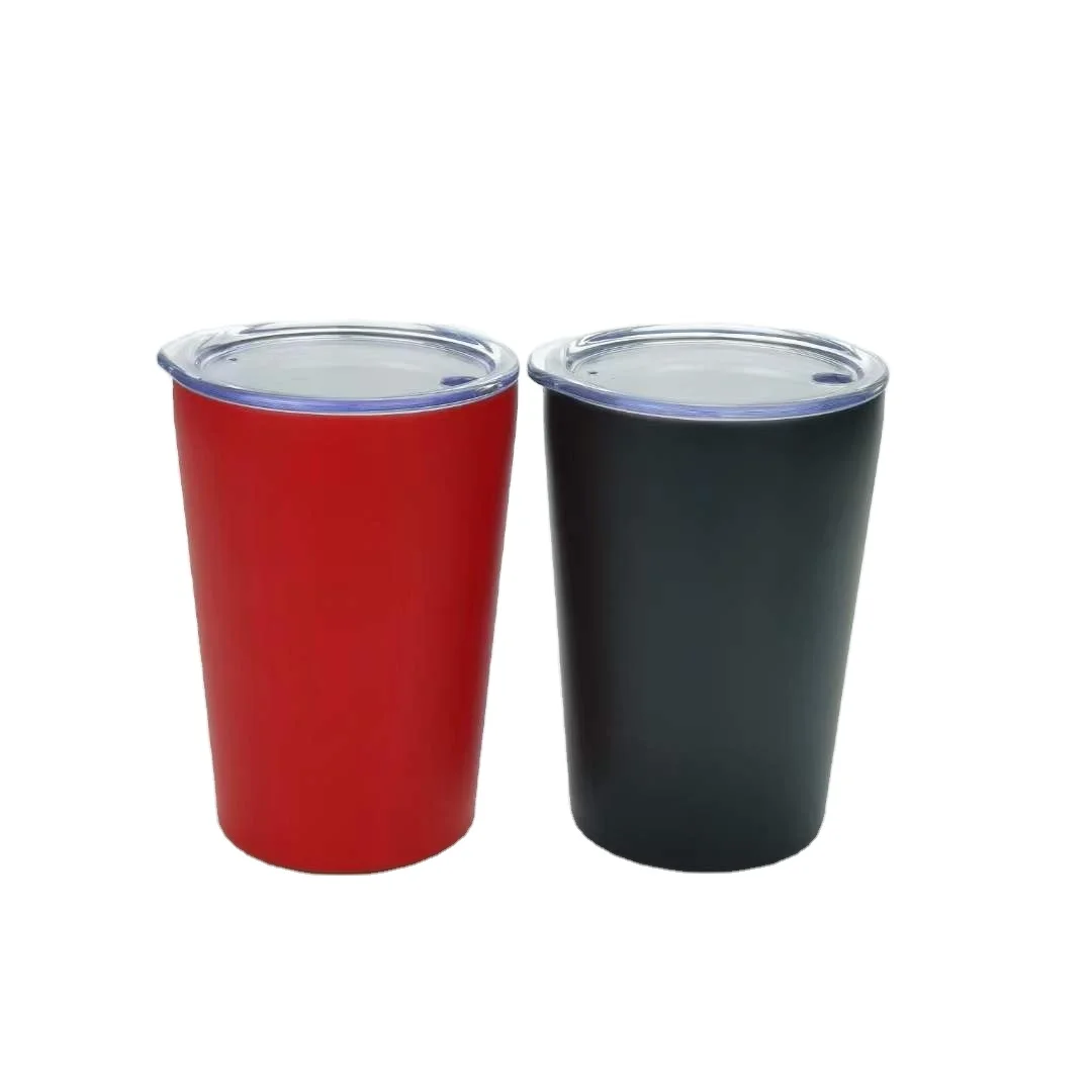 12Oz Double Wall Insulated Vacuum Cup 8/18 Ss Custom Coffee Mug With Lids For Travel Taza De Viaje De Acero Inoxidable