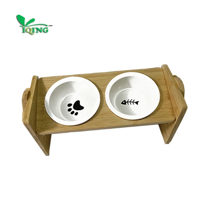 Quality And Affordable Super High Cost Performance High Quality Double With Stand Luxury Pet Bowls Supplies Bowl