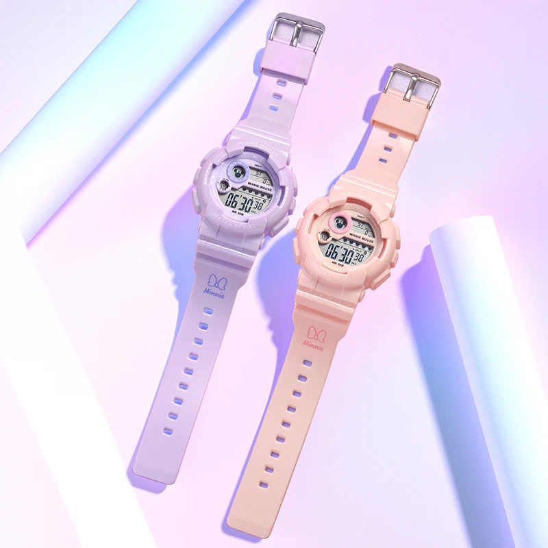Fashion Girls Sports Watch Teenagers Student Youth Trend Digital Watch Ladies Water Proof Wrist Watches