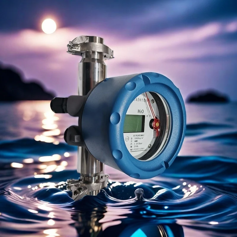 DN32 Flowmeters Water Meters Sanitary Type Metal Tube Pipe Rotameter