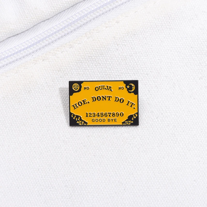 Vintage Ouija Board Brooch Halloween Magic Gothic Backpack Badge Costume Accessories Gift Jewelry