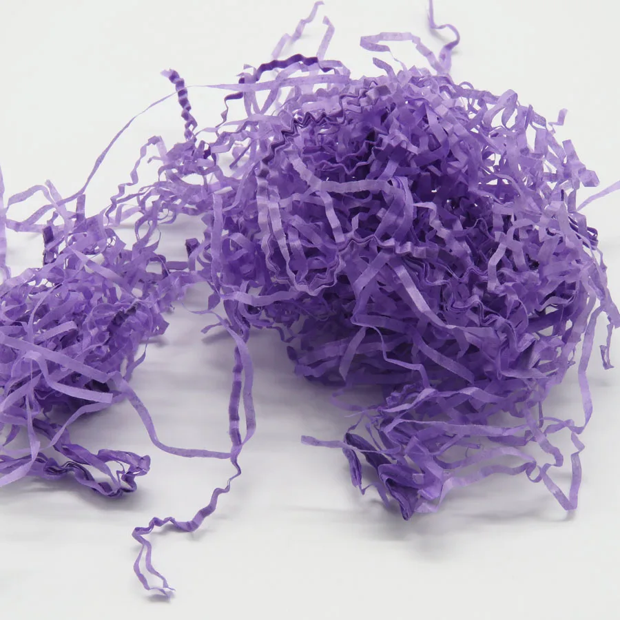 Wholesale recycled decorative filling paper gift box crinkle  tissue packing shredded paper