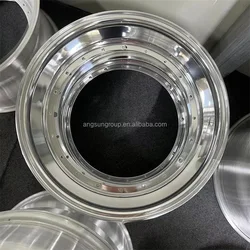 High quality 6061 T6 material 3 pieces forged split wheel rim 21 to 22 step lip felgen inner barrel  for bbs series oz ect