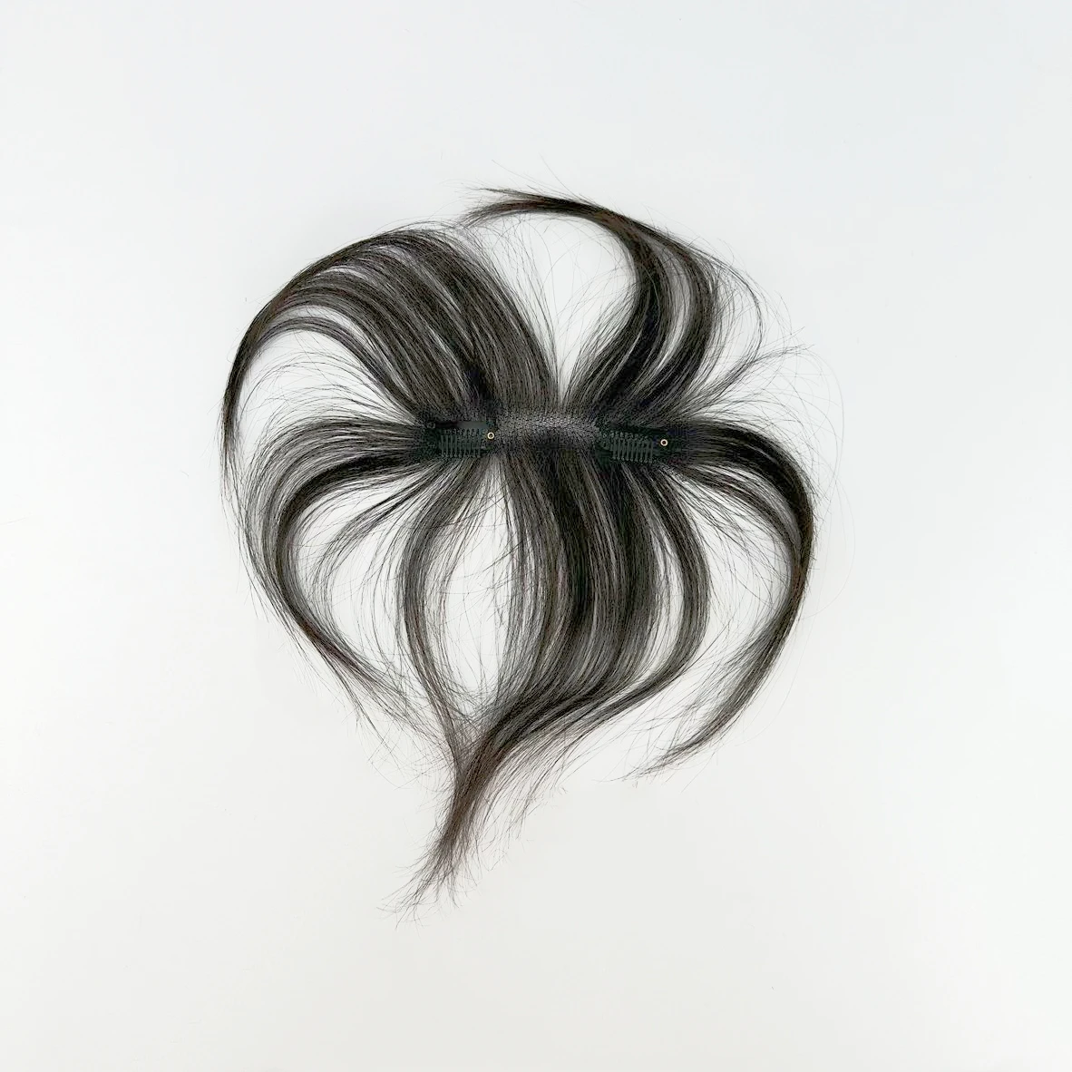 Hot Selling Baby Hair Bangs Clip In Fringe Pretty Invisible Front Hair Extension Clip-In 3D Human Hair Bangs Colored