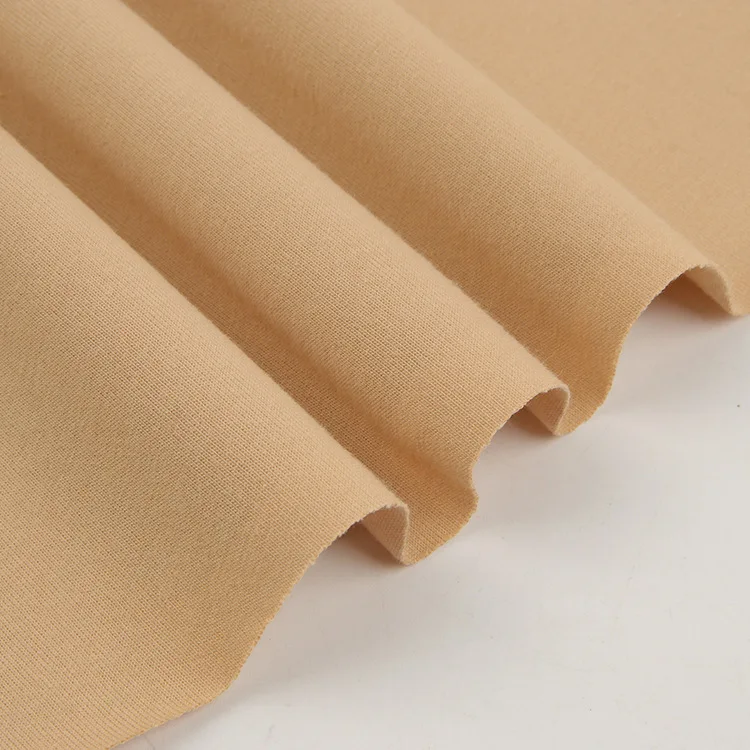 Wholesale Custom 100% Pure Cotton Fabric  For ClothingSingle Jersey Fabric Cotton