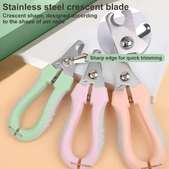 Factory Wholesale Color Box Packaging Pet Nail Scissors Dog Nail Cutter Cat Dog Nail Clipper