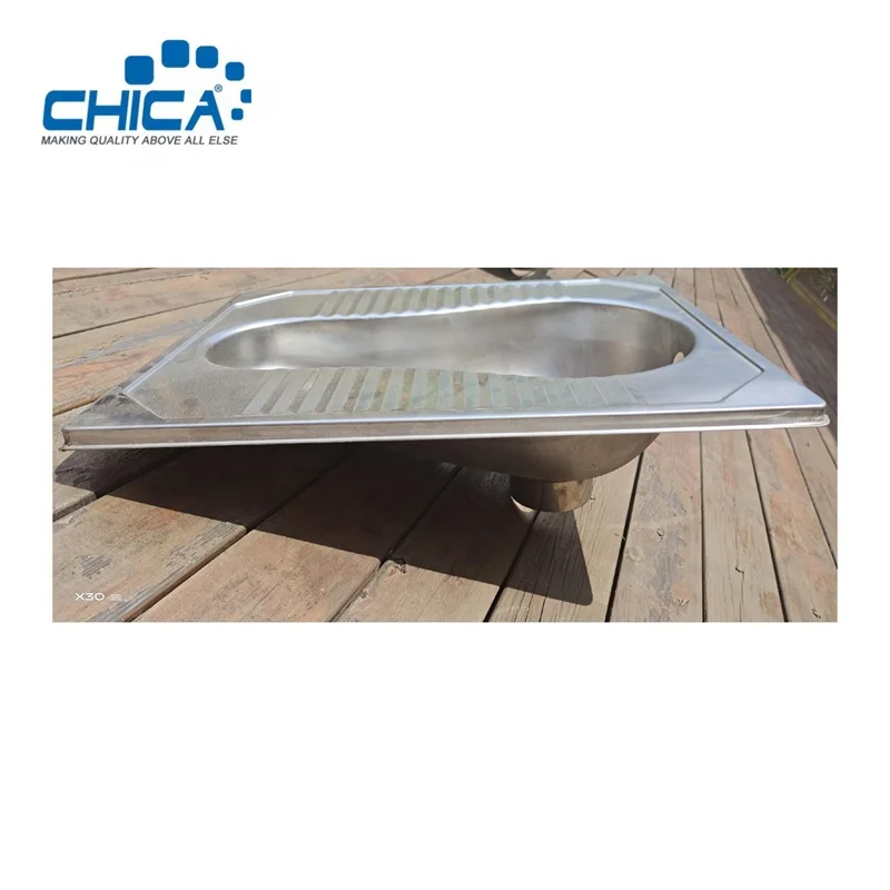  580x450x210mm Хорошее качество домашних Tolet маленькое отверстие из нержавеющей стали WC судно 5845 для оптовой