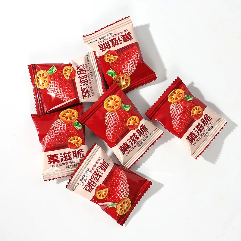 Food Distributor Stylish Luxurious Unique Strawberry Jam Fresh and Aromatic Sandwich Biscuits