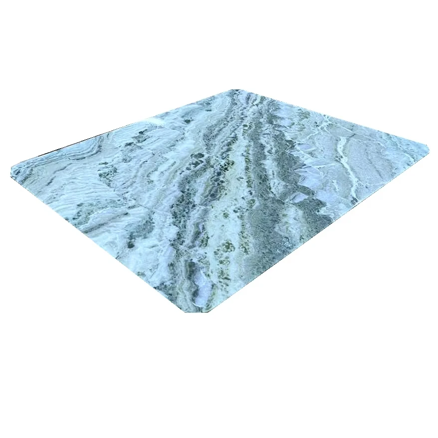 Factory attractive price cloudy green jade marble slabs for countertops background wall