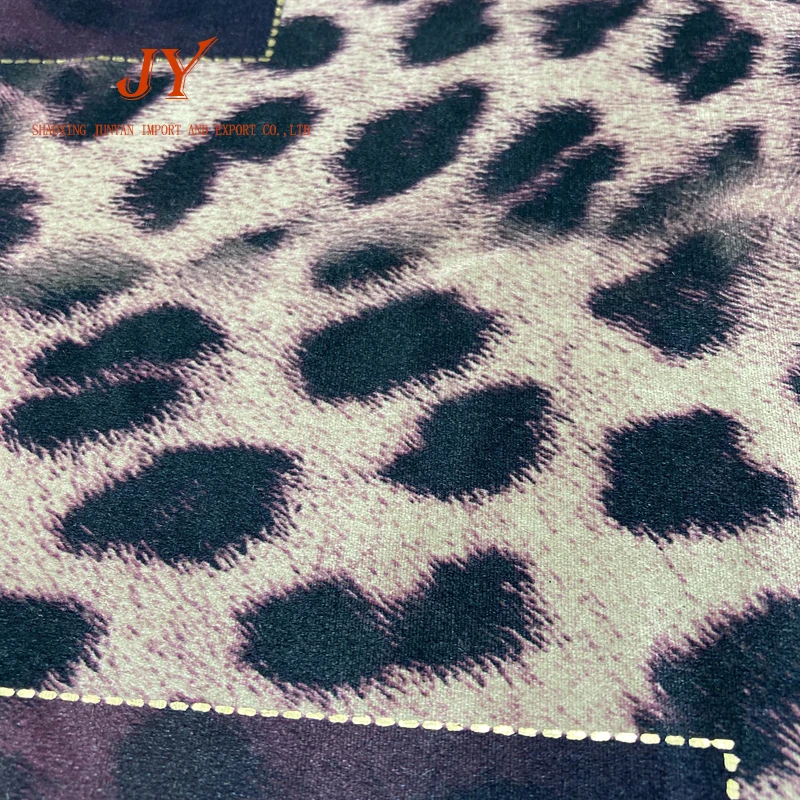 Good quality factory directly coat pattern fabrics dress digital print velvet fabric for clothing