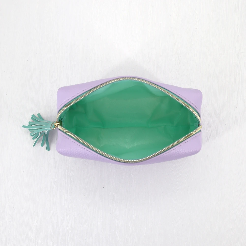 Wholesale fashion vergan leather wallet custom pu unisex small coin purse with zipper