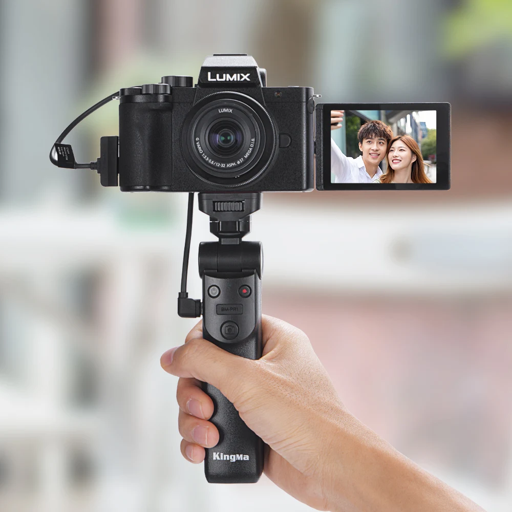 KingMa Mini Portable Shooting Grip Vlog Camera Grip for Vlogger and Video Ideal for Vlogging Pan Camera