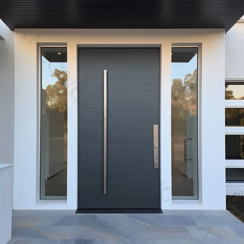 Custom high quality european modern security door front entrance doors for houses