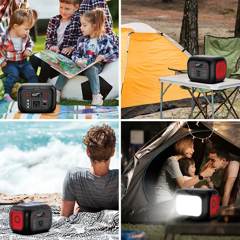 dropship oversea high quality Portable Power Station 110V/220V AC Portable Engergy with Lithium Battery Solar Generator inverter