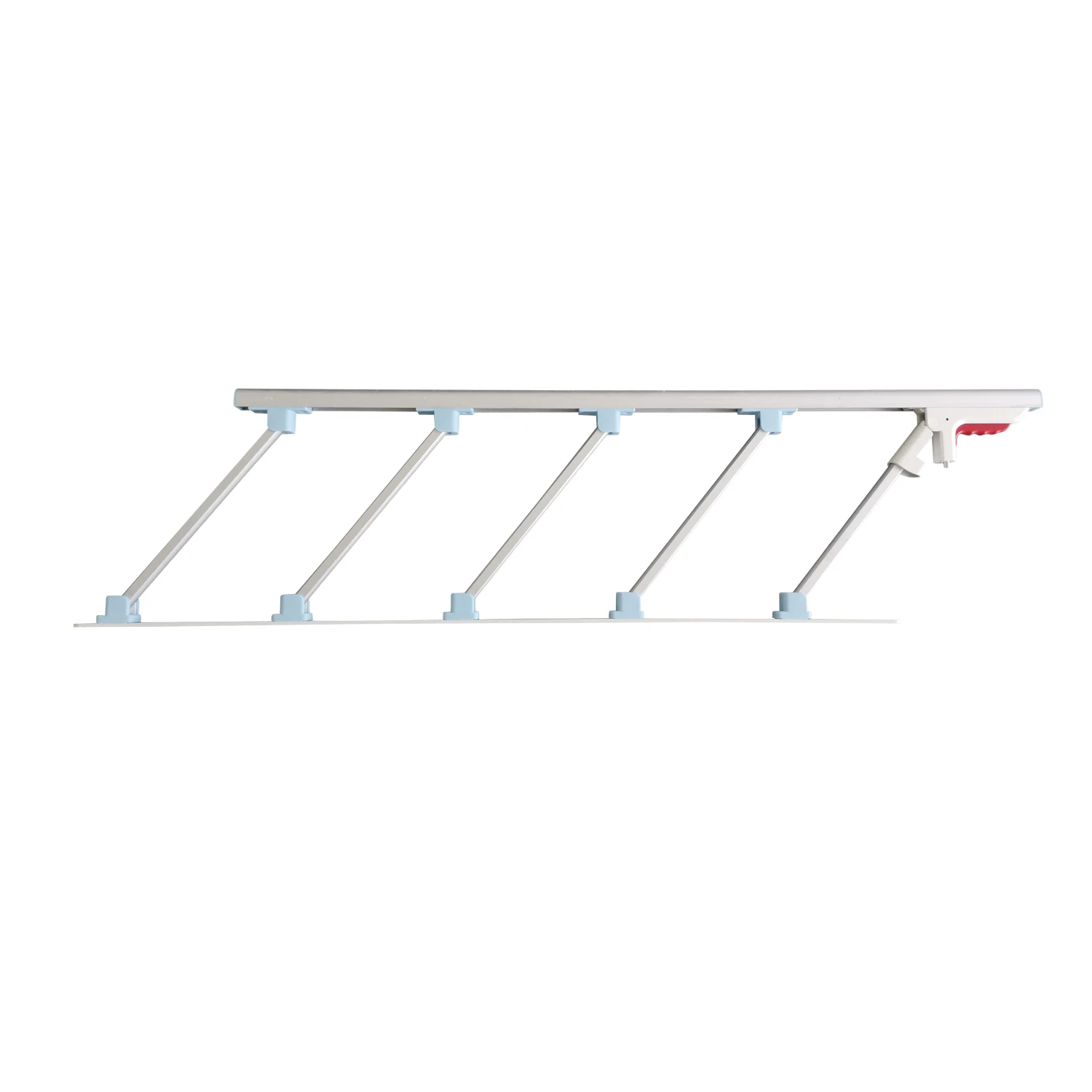 Aluminium Alloy Hospital Bed Side Rail Collapsible Hospital Bed Guard Rails